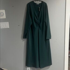 Penningtons Deep Green Long Sleeve Dress 2X